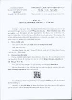 Thông báo Hội nghị khoa học Trường Y - Năm 2026